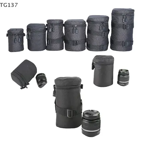1Pcs Photography Accessories Luxury Camera Lens Bag Pouch Case For Lens