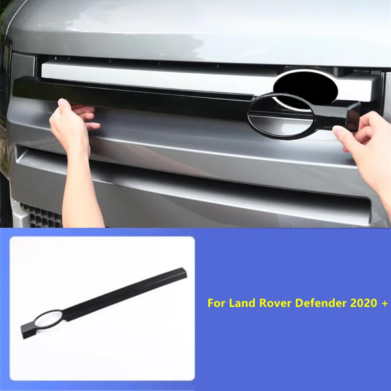 

Автомобильный стиль, передняя гоночная решетка, молдинговая сетчатая накладка для Land Rover Defender 90/110/130 2020 + защитные декоративные аксессуары