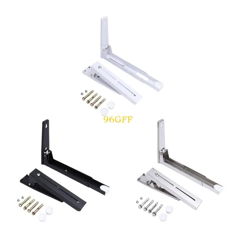 96GF قابلة للسحب الجدار الجدار الجدار الجبل منظمي المطبخ المعدني الجرف تلسكوبيا قابلة للطي الدعم
