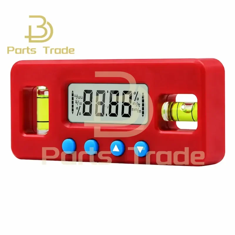 Mini Electronic Inclinometer 100mm Digital Level Angle Finder Ruler for Construction Measuring
