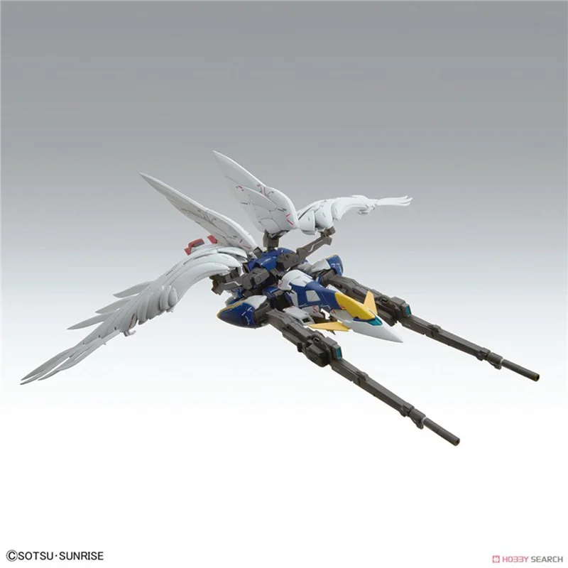 Bandai MG 1/100 GUNDAM WING GUNDAM ZERO EW Ver.Ka Model Kit Anime Action Fighter Assembly Toy Gift for Children Original Box