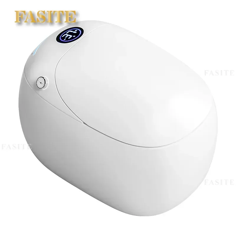 For Smart Toilet Creative Egg Shape Instant Hot Water Rinse Air Dryer Automatic Bidet Seat No Water Pressure Limit Bathroom