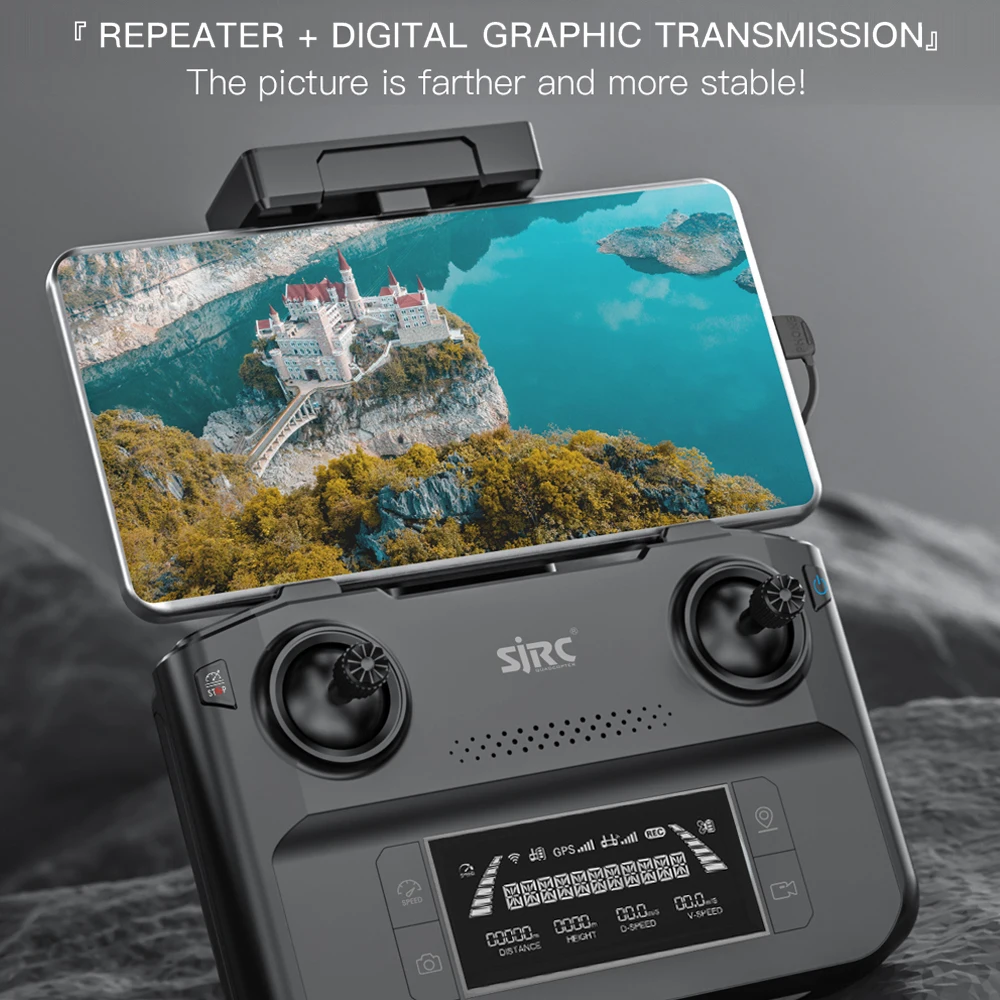 SJRC F22 S2 Pro GPS Drone 5G WIFI 4K HD Fotocamera EIS 2 assi Stabilizzato Gimbal Laser Evitamento Ostacoli Brushless RC Quadcopter Giocattolo