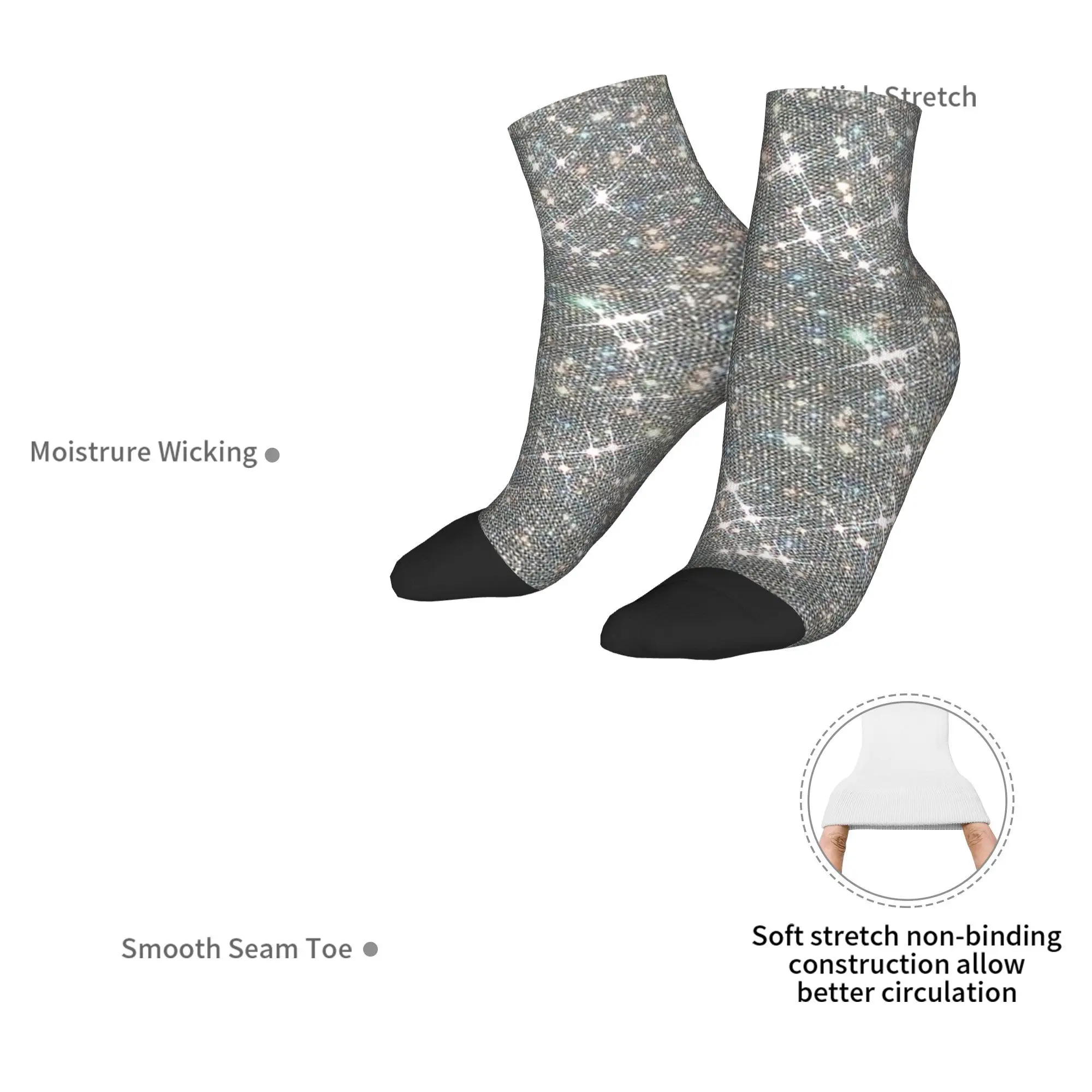 All That Glitters Calzini Harajuku Calze super morbide Calzini per tutte le stagioni Accessori per regalo di compleanno unisex