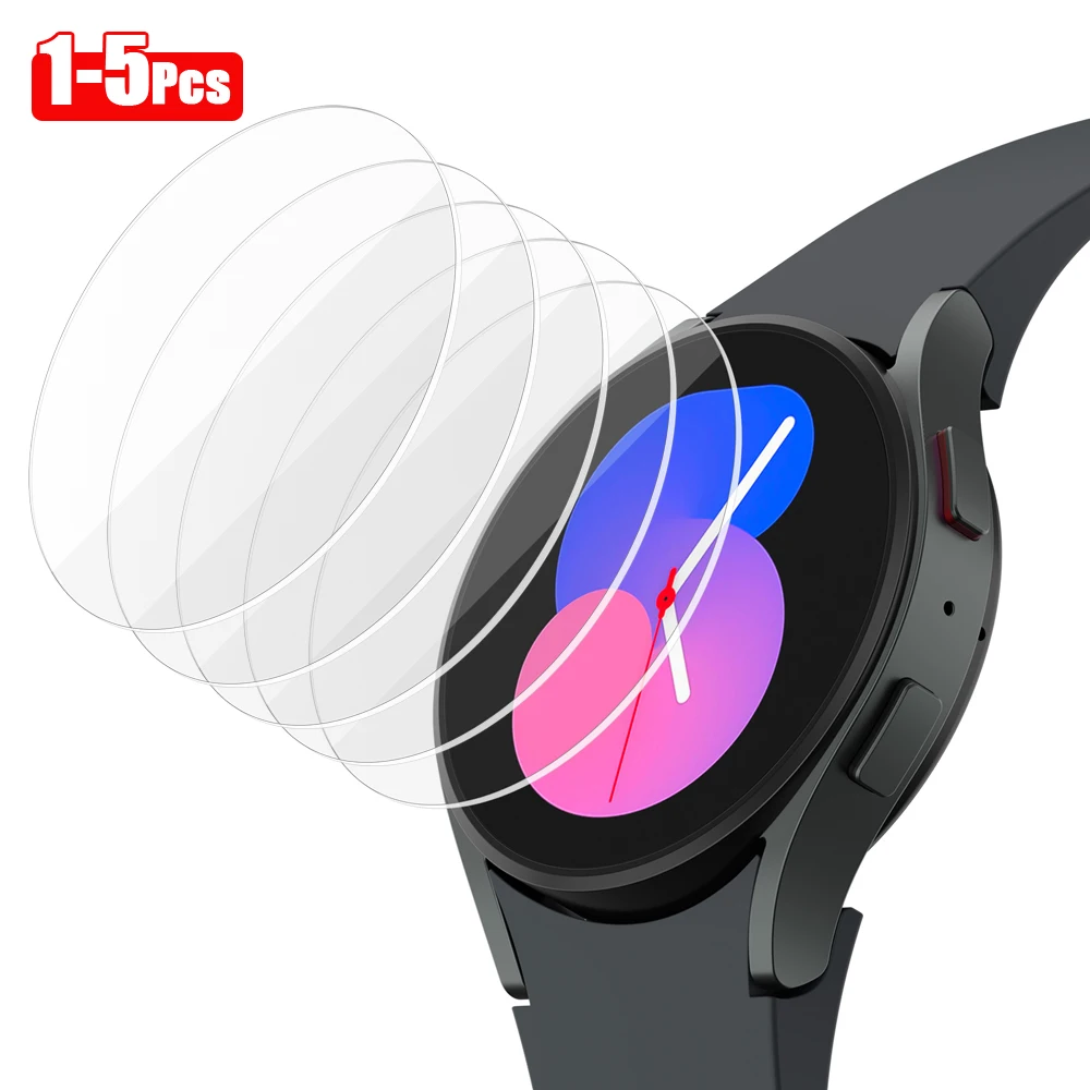 Tempered Glass For Samsung Galaxy Watch 4 5 pro 6 40/44mm/45mm Anti Scratch Screen Protectors For Watch 6 Classic 43/47mm Film