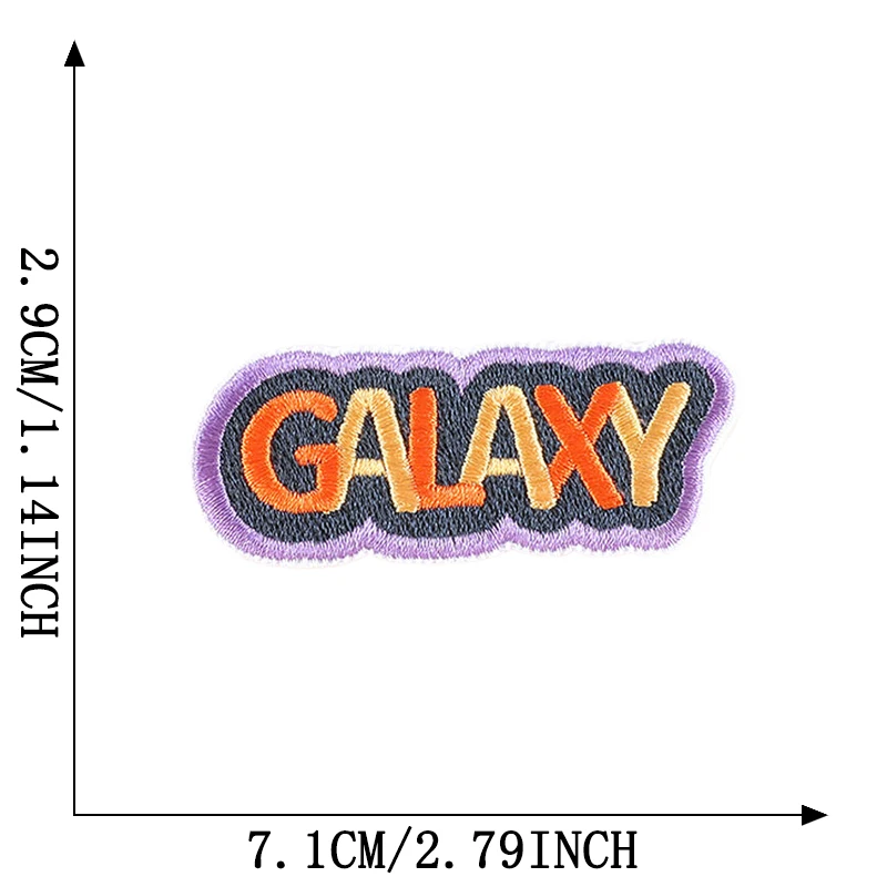 Brief niedlichen kleinen Eisen auf Patches für Kleidung gestickte Aufkleber Naszywka DIY Thermo kleber Kinder Baby Stoff Nähen Parches – Detail 8