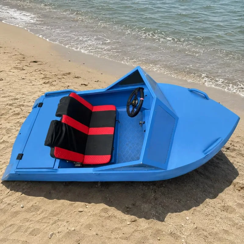 High-speed Aluminum Small Jet Boat Electric Fly on Water Mini Jet Boat Water Jet Boat No Battery