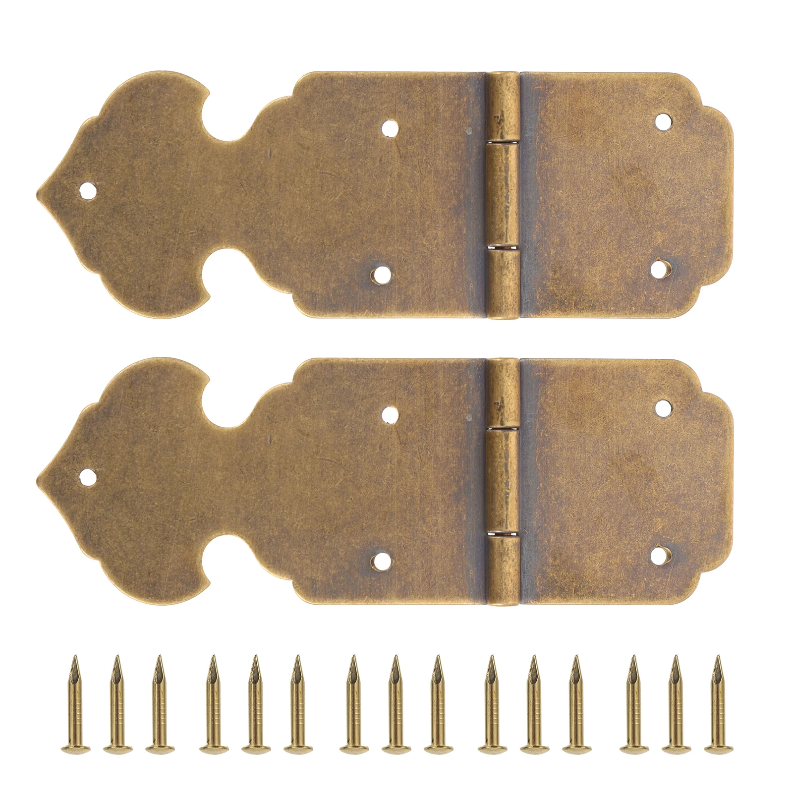 2pcs Copper for Drawer Jewelry Box Hinges Jewelry Box Wooden Gift Rust Small Hinges Resistant Durable Hardware