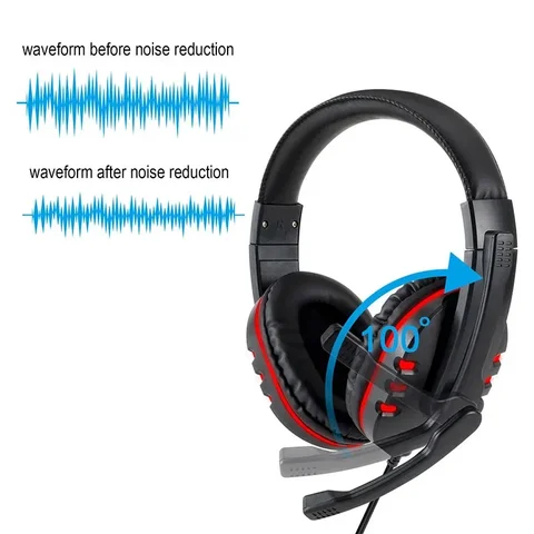 Wired Gaming Headphones with Volume Control