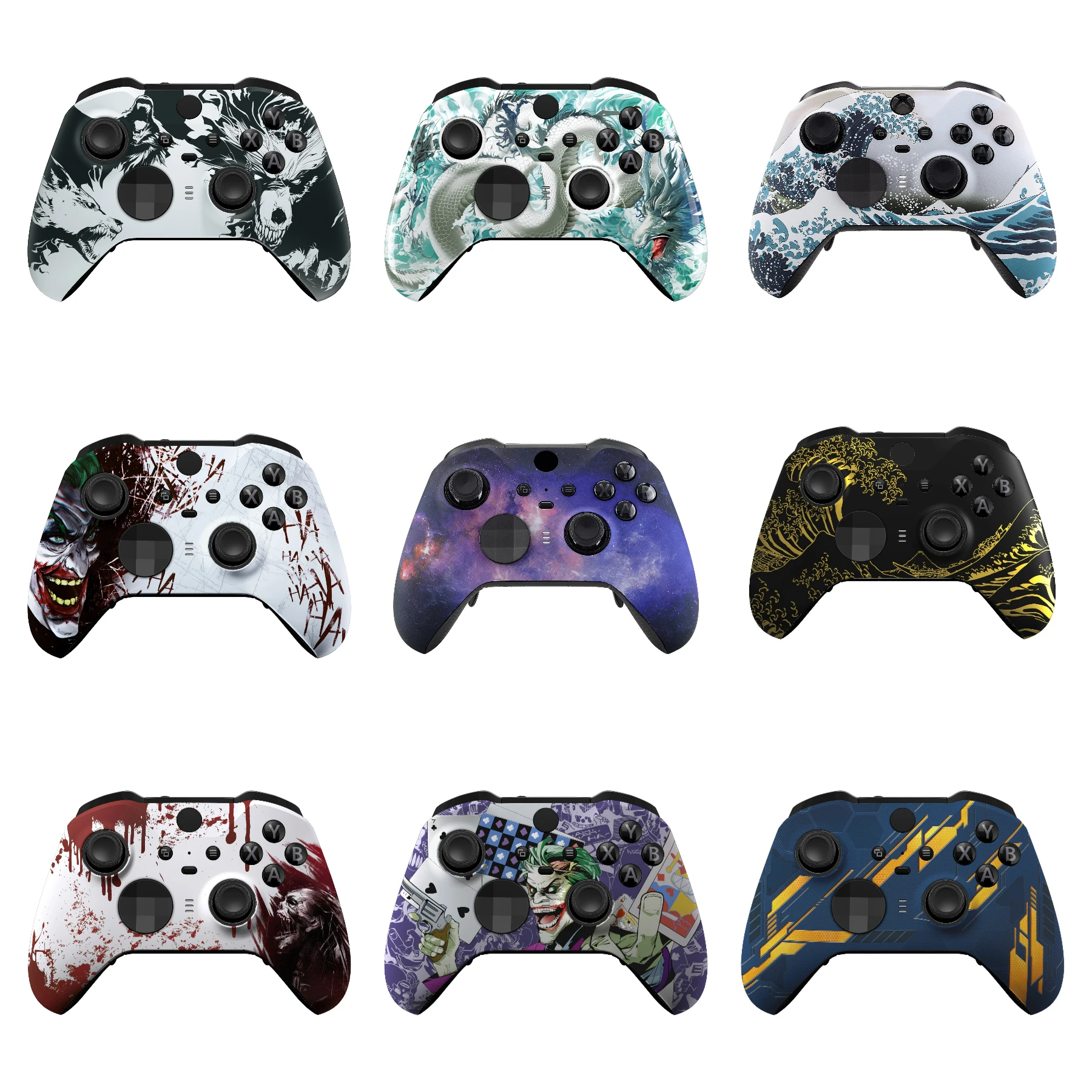 

eXtremeRate Front Housing Shell for Xbox One Elite Series 2 Controller - Patterned Series