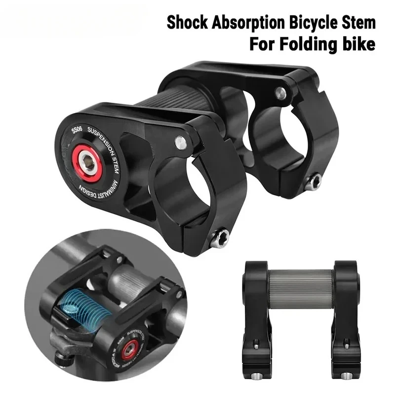 Folding Bike Stem Shock Absorption Bicycle 45mm length 25.4mm Installation Diameter 412/SP18