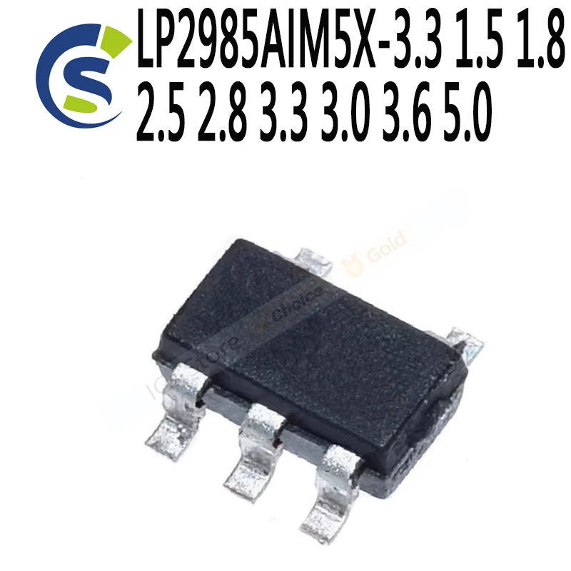 10PCS New and Original SOT23-5 LP2985AIM5X 3V 5V SOT LP2985 SMD LP2985AIM5X-3.3 1.5 1.8 2.5 2.8 3.3 3.0 3.6 5.0 