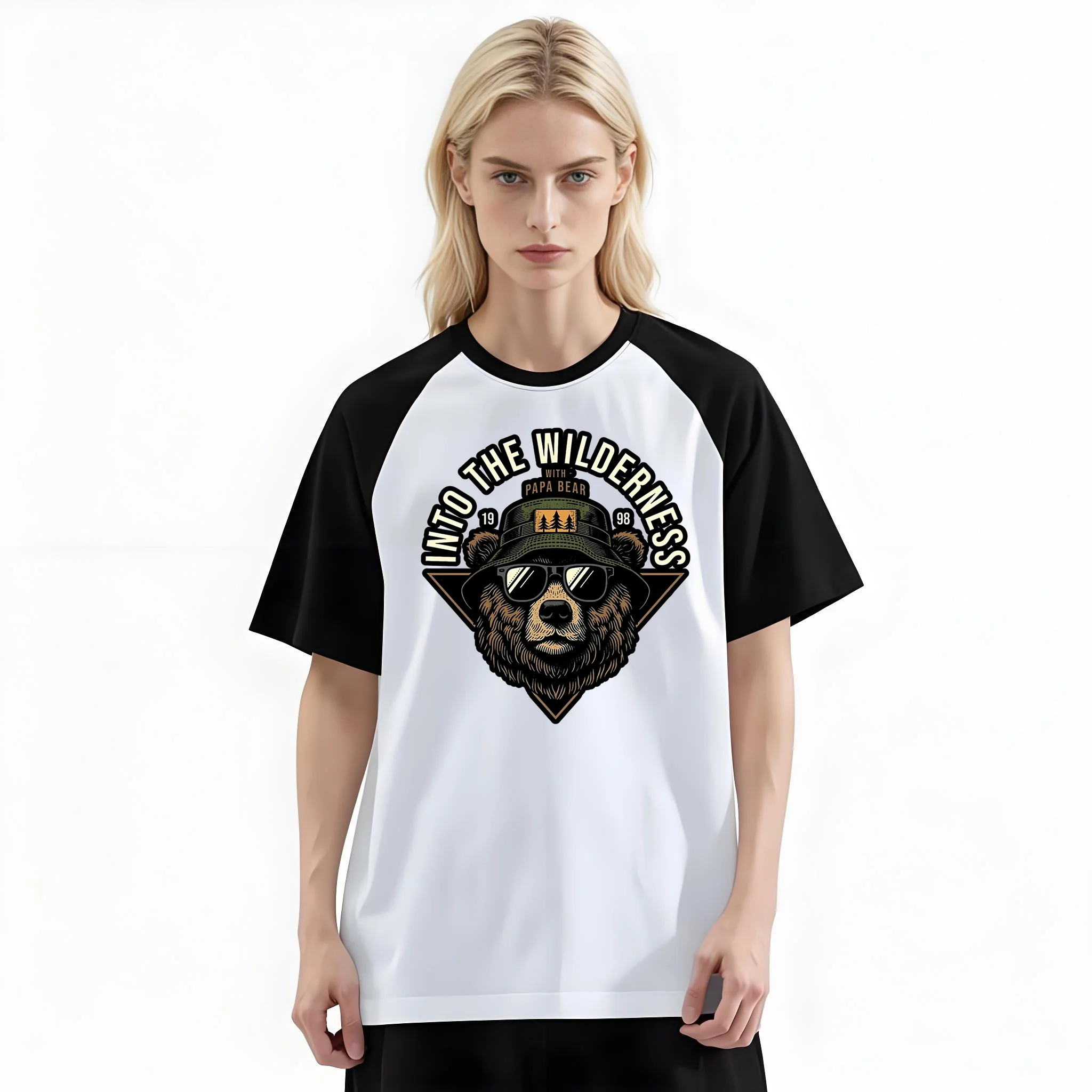 Vintage Fashion Hats - Women'S Fashion Raglan Sleeve T-Shirt, Into