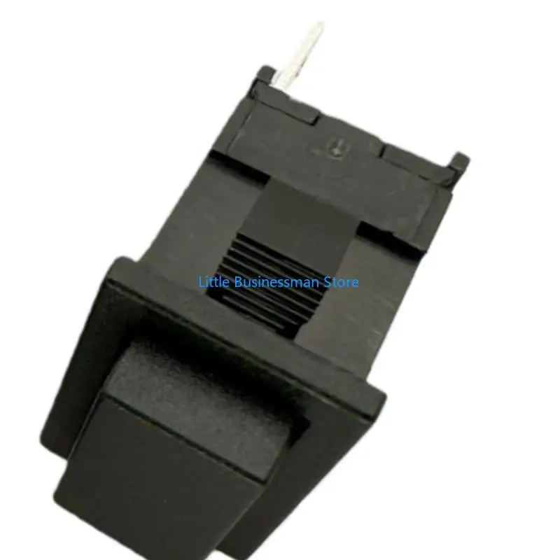 Black Panel Mount Control Component 2 Pin 16A 250V, Two Piece Pack Replacement Parts for Appliance Power Repair, Maintenance