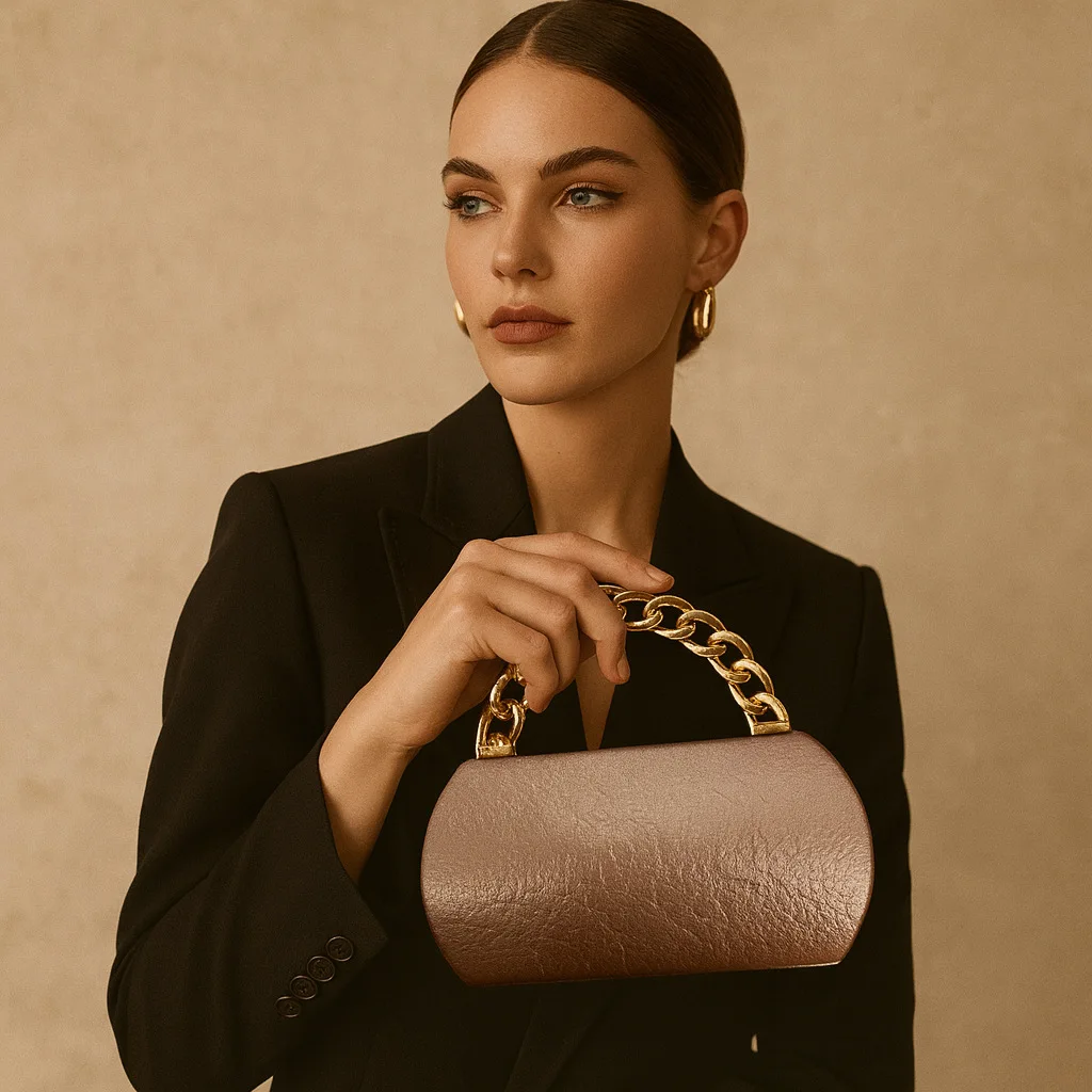 Luxury Gold Metal Buckle Box Clutch Fashion Women's Evening Bag Party Banquet CrossbodyBag Half Moon Wedding Purses Party Tote view 4
