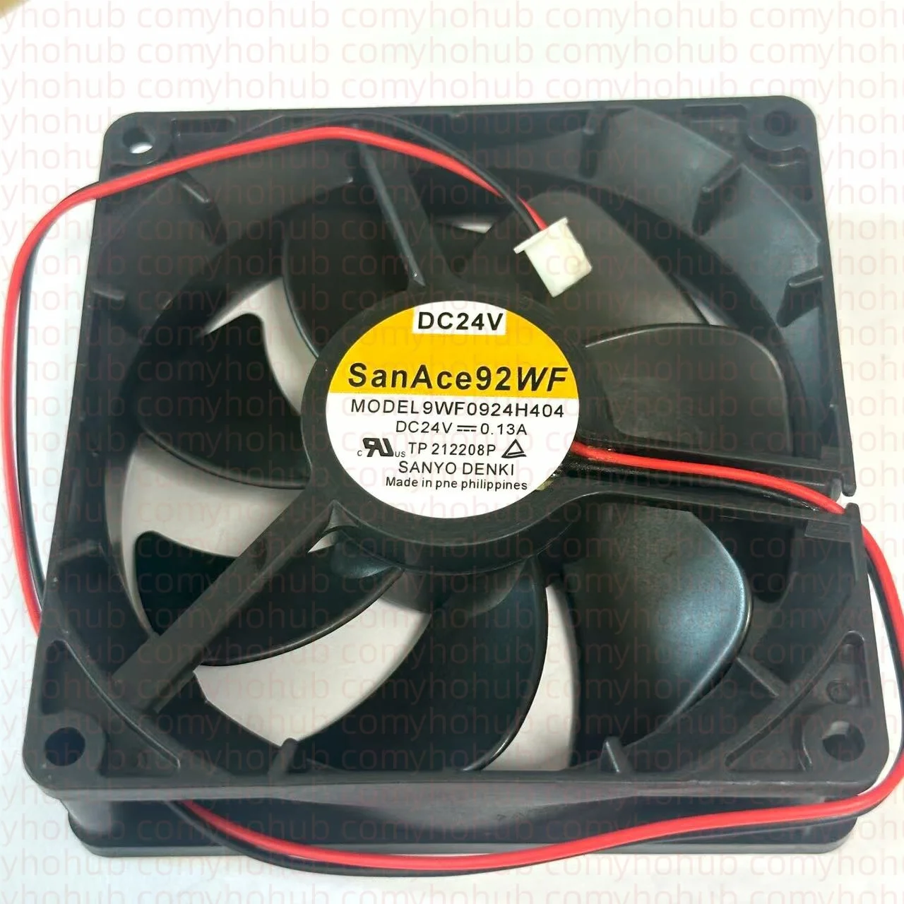 

Sanyo Denki 9WF0924H404 DC 24 В 0,13 А 92x92x25 мм 2-проводной охлаждающий вентилятор для сервера