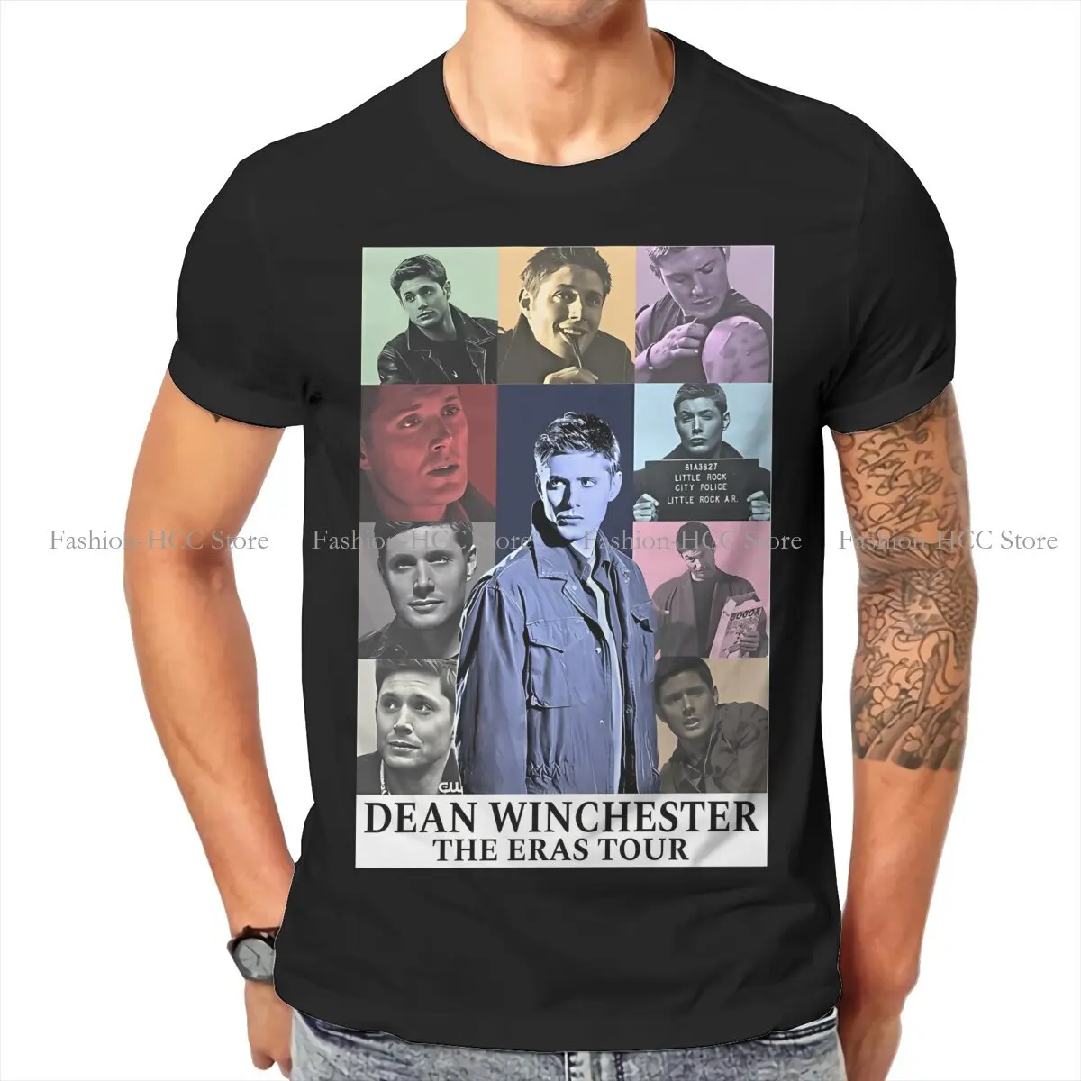 Dean Winchester Supernatural Original TShirts Dean Winchester Eras Tour Personalize Men\'s T Shirt New Trend 6XL