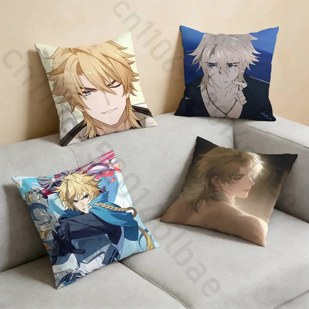 

For Varka G-Genshin Impact pillow cover living room sofa cushion cover bedroom room bed pillow cover home decoration