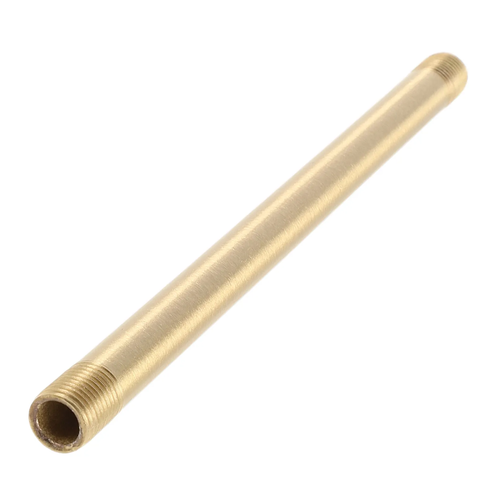 M10 Brass Lamp Pipe Hollow Threaded Lighting Fixture Downrod 6 Inch Extension Rod for DIY Lamp Repair Chandelier Pendant Light