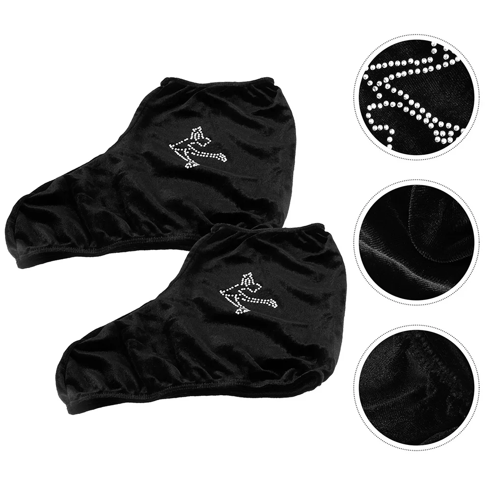 

1 Pair Skating Boot Covers Elastic Ice Skate Protectors Wear Resistant Roller Hockey Hockey Skates Outdoor Roller Skate Covers