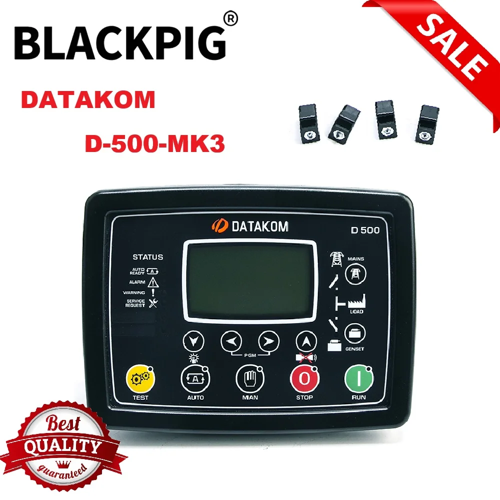 Original DATAKOM D500 D-500-MK3 Controller Module Generator Auto Start Control Panel Pengontrol Genset Parts D-500-MK2 DC8‑36V