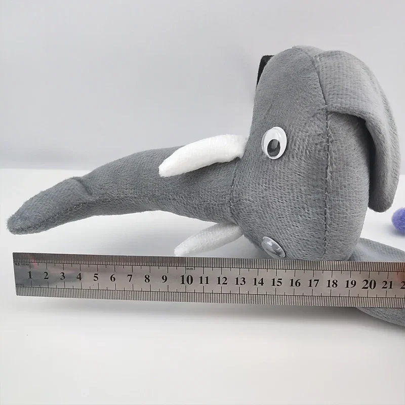 Bambini adulti Peluche Cartoon Elefante Fascia Orecchie Cravatta Coda Zampe per la decorazione della festa di compleanno Costume cosplay Natale Halloween