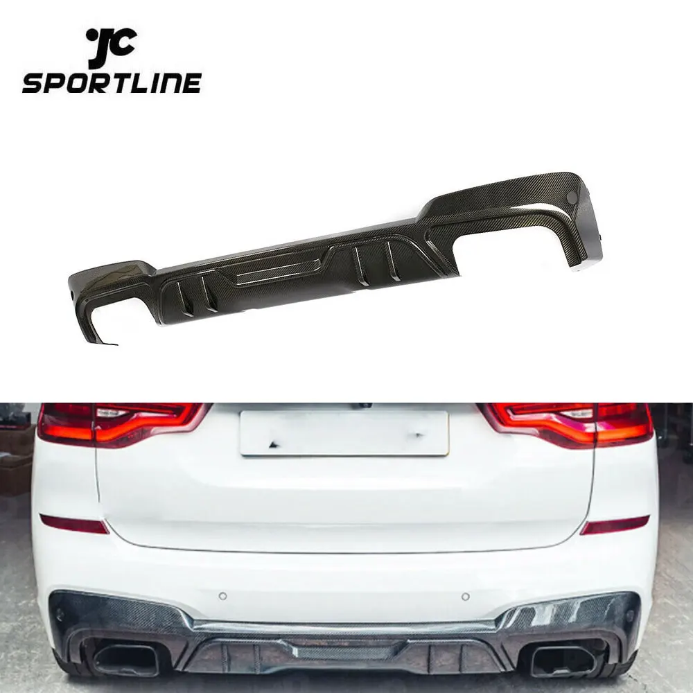 Carbon Fiber X3 G01 Rear Diffuser For BMW XDrive20i XDrive30i M40i Sport Utility 4-Door 2018 2019