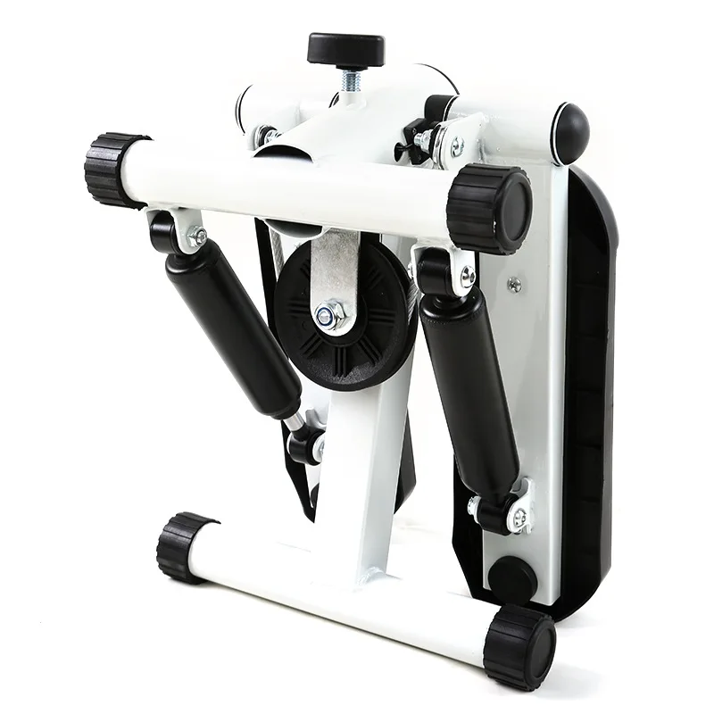 Mini Pedal Stepper Foldable Fitness Machine With Resistance Bands and LCD Monitor Home Gym Mini Stepper Exercise Equipment