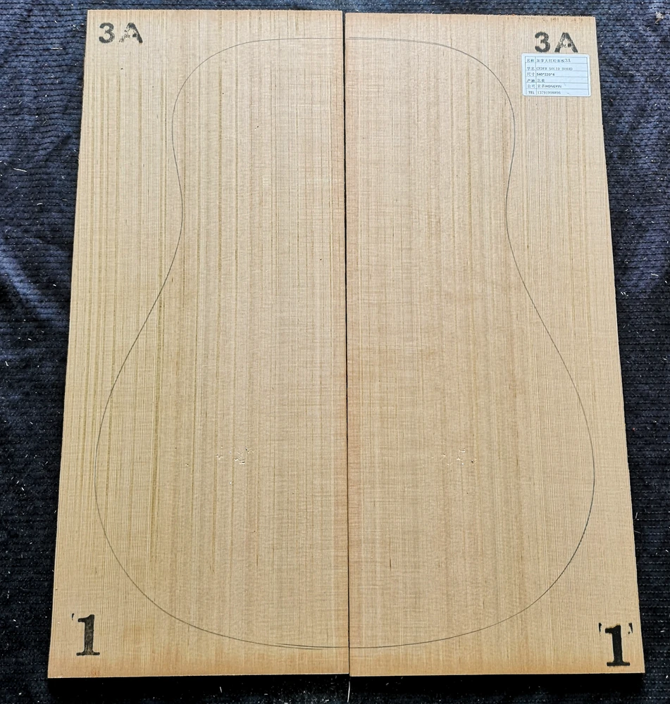 HUATOOL - AAA Classical Acoustic Guitar, Red Cedar Panel, 10 Years Old Material, Guitar Handmade Material Accessories