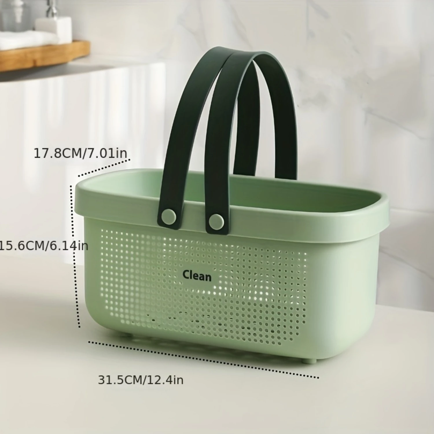 Portable Shower Caddy Tote Organizer Basket Bin for Bathroom Dorm Room Bedroom