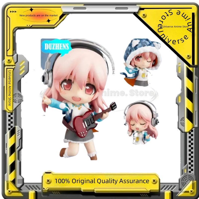 

Original Super Sonico no.252 Q version figma PVC Action Figure Anime Figure Model Toys Figure Collection Doll Gift