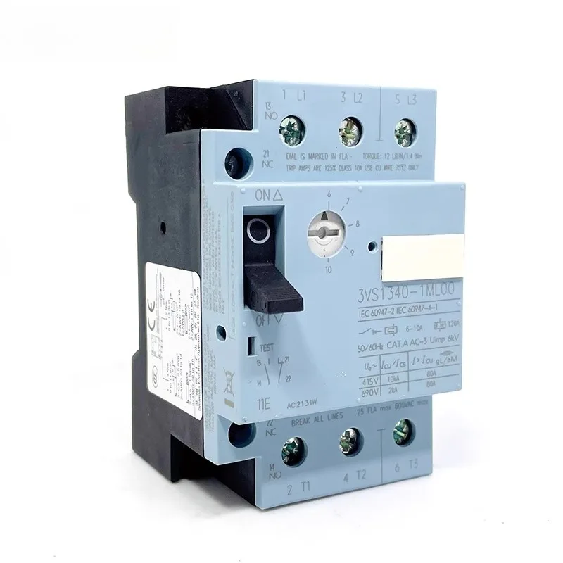 

Motor protection circuit breaker 3VS1340 motor starter three-phase motor overload and short circuit protection