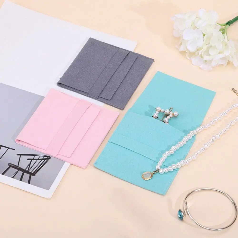 

10 шт., ожерелье, кольца, сумка для упаковки ювелирных изделий, серьги, держатель для браслета, сумка для хранения ювелирных изделий, мини-кошелек, бархатный органайзер для ювелирных изделий для женщин