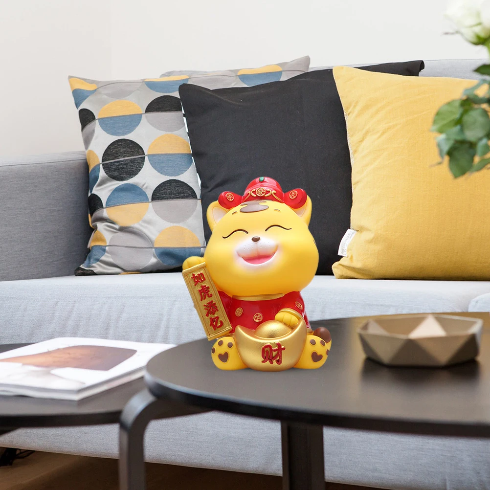 

Piggy Bank s Coins Container Girl Tiger Money Animal Cute Vinyl Year Child Tiger-shaped