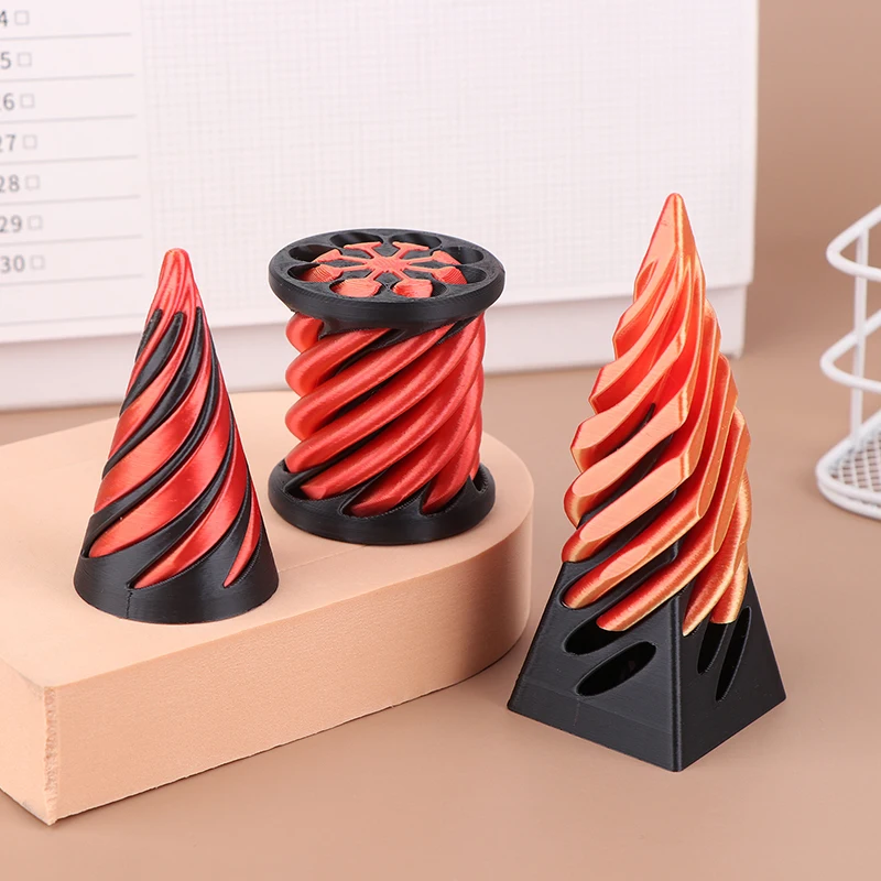 Stress-relieving Toy PushTuile 3D Printed Trendy Spiral 3D Children's Educational Toys