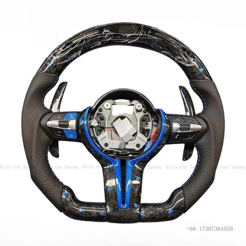 

Steering Wheel For BMW F Series F10 F20 F25 F30 F32 F33 F34 F35 F36 E70 E71 M3 M5 X1 X3 X4 X5 X6 X7 (Customizable)