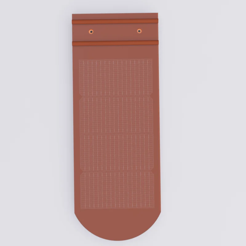 Universal Solar BIPV 50w Roofing Tile Energy Efficient Solar Residential and Commercial Tile Structures
