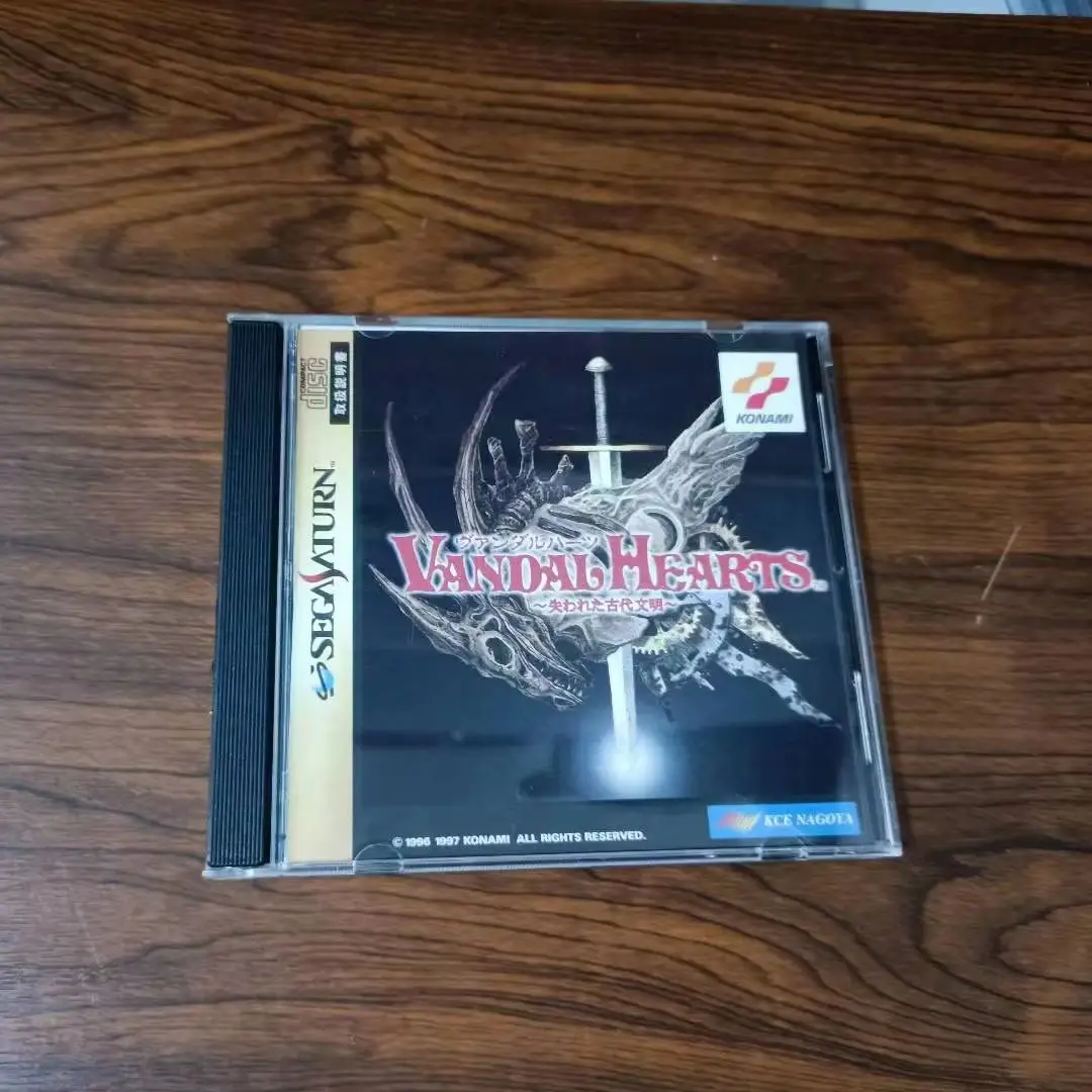 

Игра Saturn Copy Disc Vandal Hearts с инструкцией, разблокированная, для консоли SS, оптический привод, ретро-видеоигра, прямое чтение с диска
