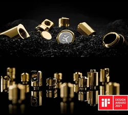 EK-Quantum Torque series gold adapter fittings, G1/4 thread, pure copper, Computer water cooling accessories