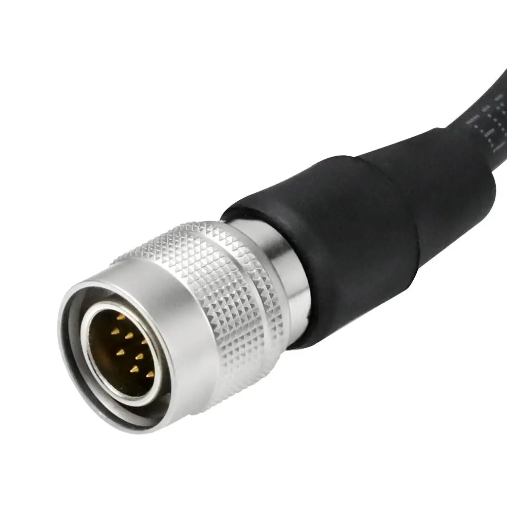 Alvin's Cables Servo Zoom Control Cable for Fujinon Servo Lenses, for Canon Zoom Controllers, Hirose 12-Pin to 8-Pin Adapter Cab