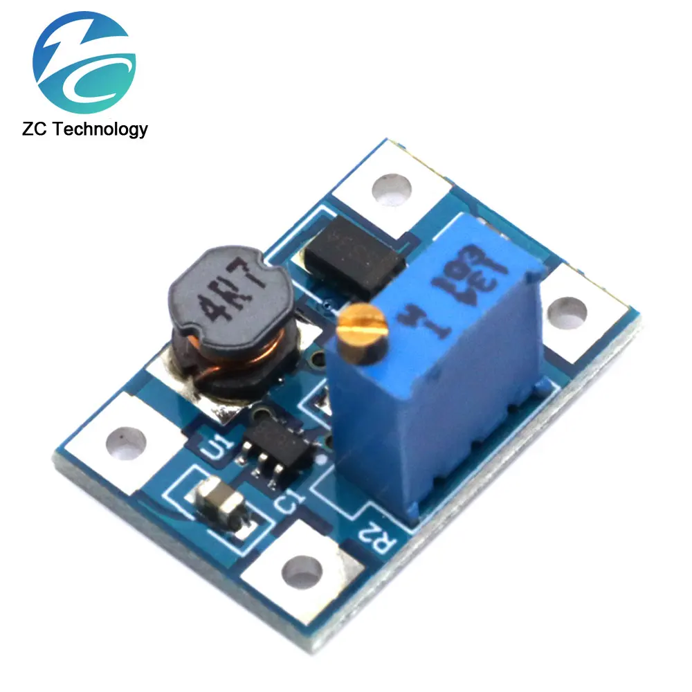 2-24V to 2-28V 2A DC-DC SX1308 Step-UP Adjustable Power Module Step Up Boost Converter for DIY Kit