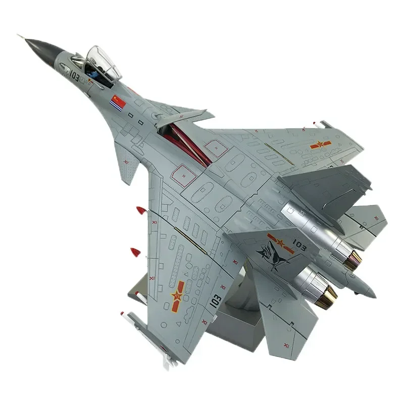 2024 New Diecast 1:72 Scale J-15 Fighter Model Simulation Alloy J15 Carrier Aircraft Model Aviation Aircraft Desktop Decoration