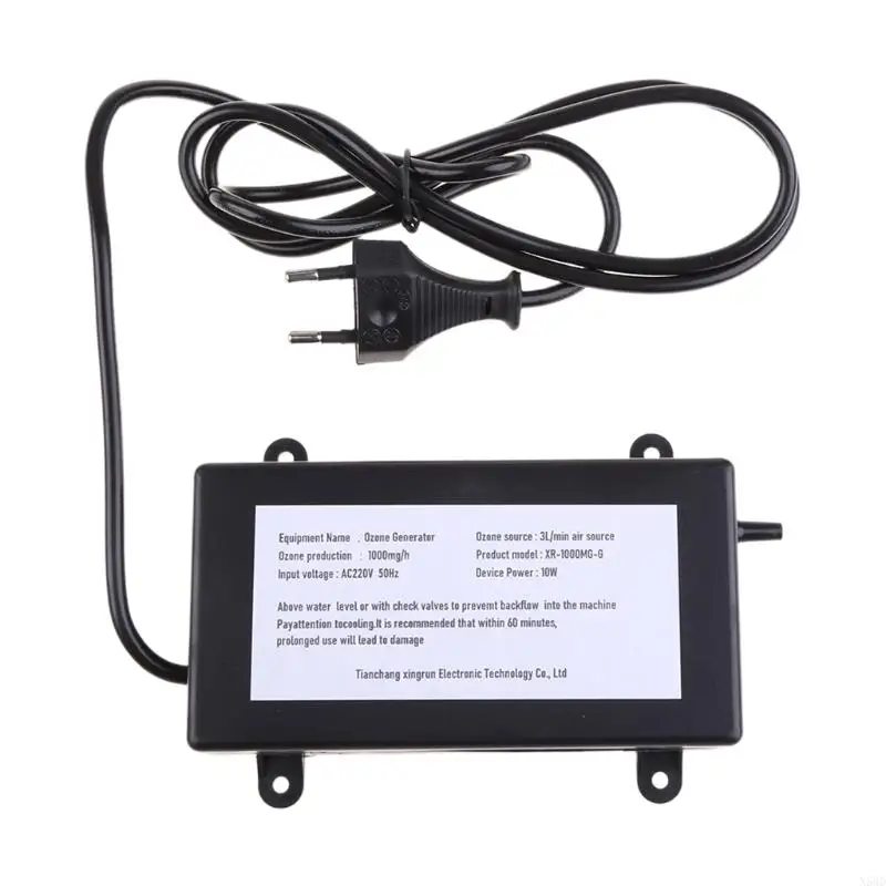 1000mg مولد الأوزون المولد الأوزونوير هواء تعقيم تنقية المعالجة الأسماك الخضار الفاكهة لمطهر الخزان N58D