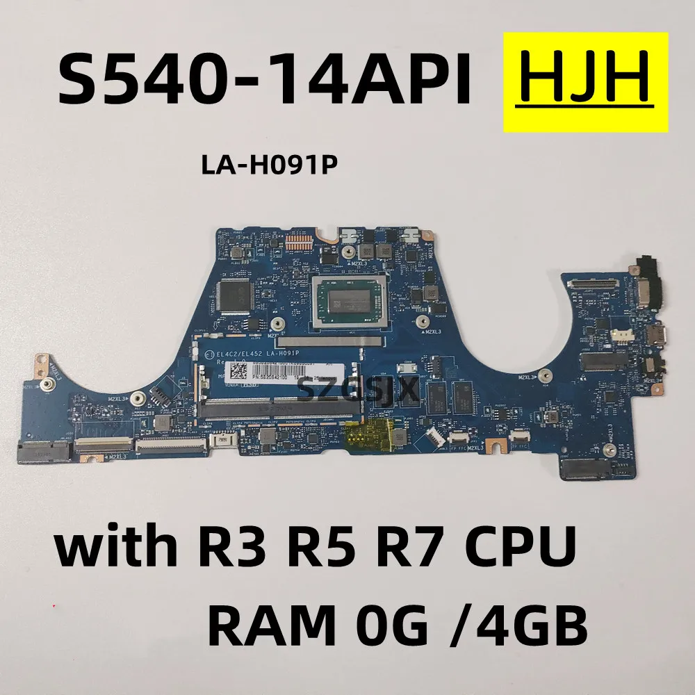 

Материнская плата для ноутбука Lenovo Ideapad S540-14API, C340-14API FLEX-14API LA-H091P с R3 R5 R7 RAM 0G/4 ГБ 5B20S42100