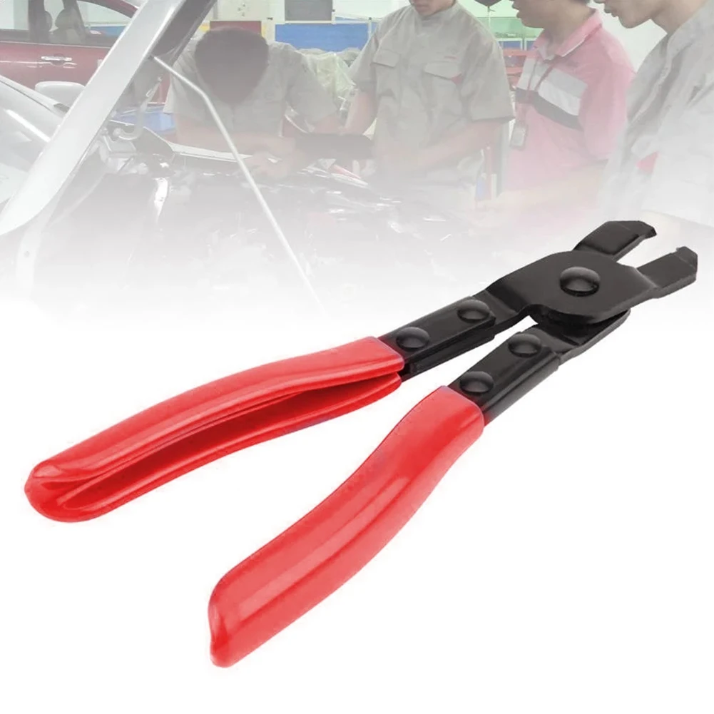 

Binding Pliers 1pc Pliers Red Removal Tool Binding Pliers Carbon Steel Dust Cover Hose Clamp Dust Jacket Pliers
