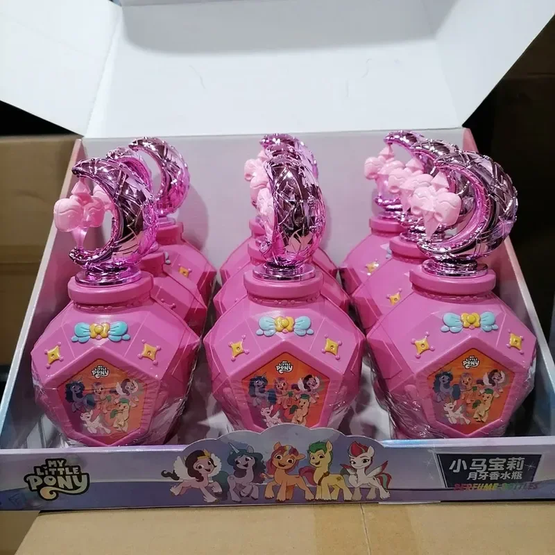 Kotak Display botol sabit parfum Little Pony, koleksi Model mainan lucu rumah bermain hadiah kejutan ulang tahun anak