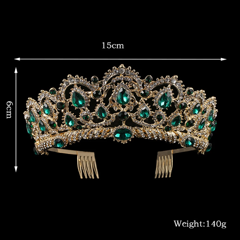 

Корейский стиль, повязка на голову с короной и стразами, элегантный аксессуар для волос принцессы для женщин и девочек, свадебная вечеринка, выпускной, день рождения
