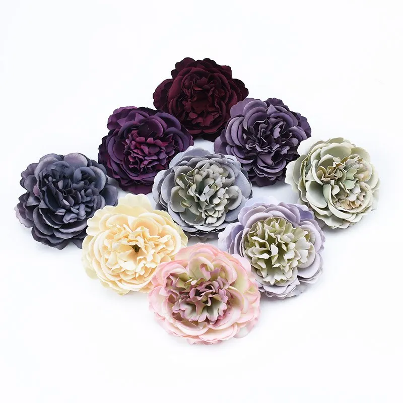 10/20PCS Seide Pfingstrose Künstliche Blumen DIY Geschenk Kranz Outdoor Garten Hause Vase Hochzeit Brautstrauß Festival Party Dekoration – Detail 14