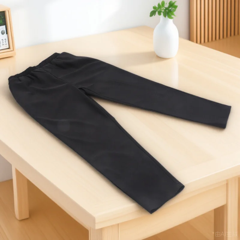 Abiti da lavoro per mensa traspiranti per pantaloni da lavoro classici per chef di cantiere nere, uniformi, forniture da cucina a prova di olio