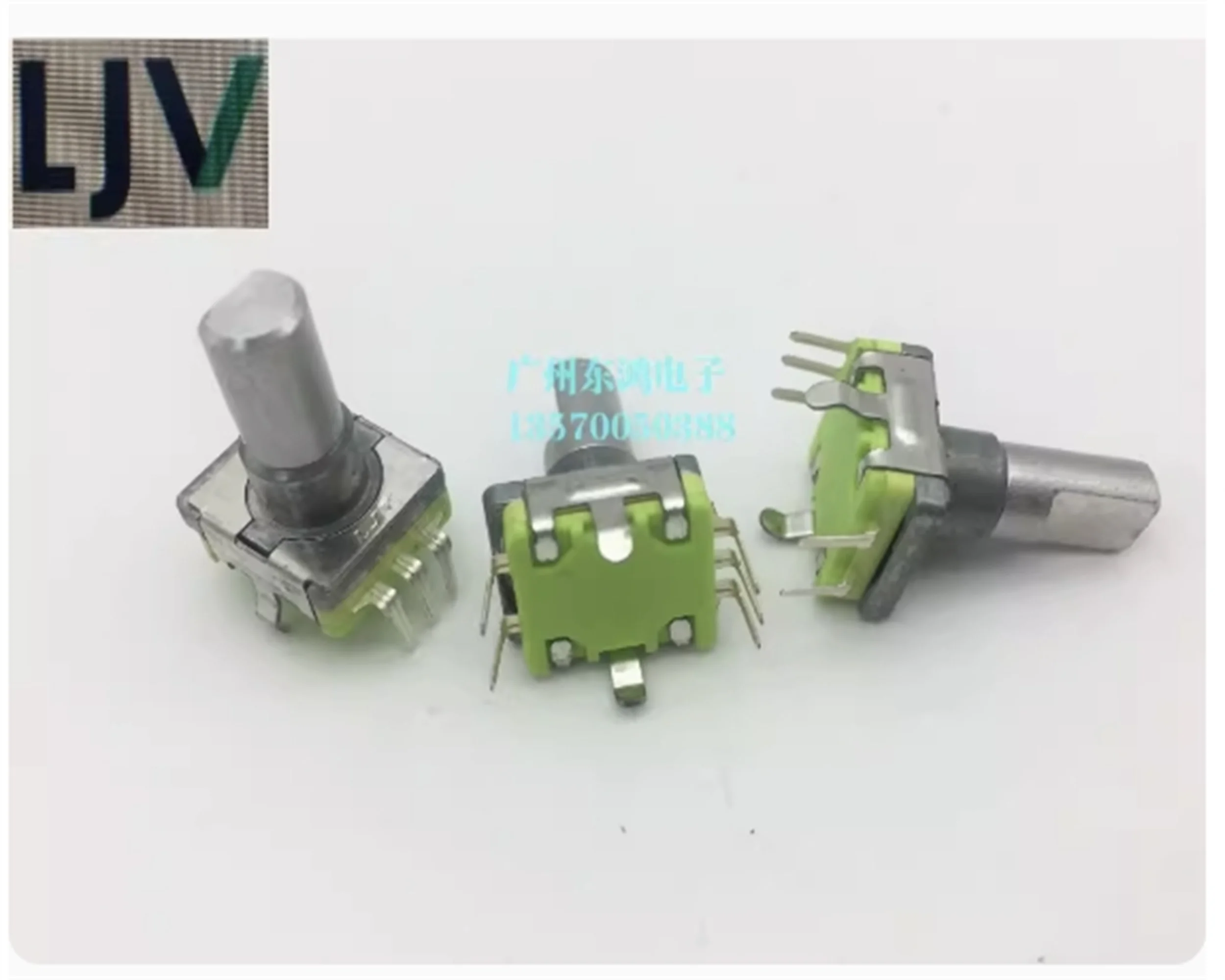 1 PCS LJV high-quality EC11 coding reset switch detection switch detection switch without switch shaft length 15mm